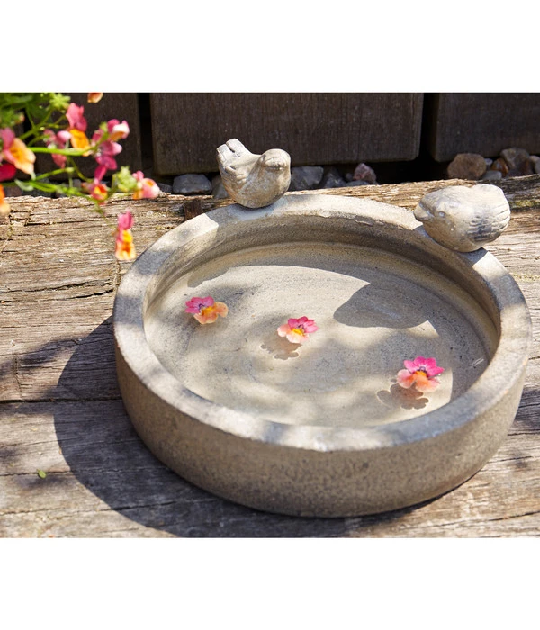 Dehner Keramik Vogeltränke Mit 2 Vögeln, Ca. Ø 28 Cm 4 Dehner Keramik Vogeltränke Mit 2 Vögeln, Ca. Ø 28 Cm – Bild 2