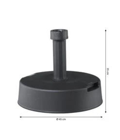 Beo Beton Schirmständer, 30 Kg -Gartenmöbel 1412618 WE BG 001 Schirmst30kgBetonAnthrazitN