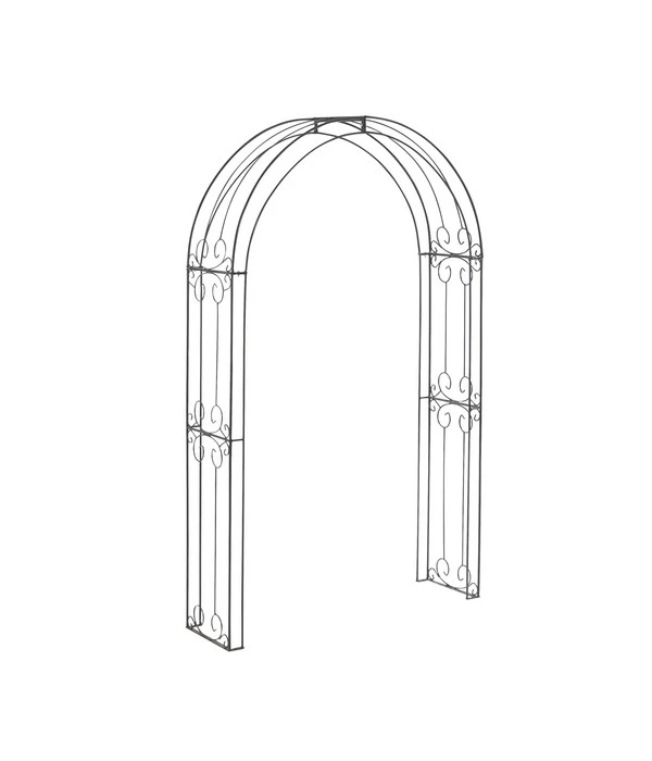 Dehner Metall-Rosenbogen Ornamento, Ca. B120/H210/T39 Cm 3 Dehner Metall-Rosenbogen Ornamento, Ca. B120/H210/T39 Cm