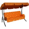 Angerer Hollywoodschaukel Trend, Design Korfu Terra, 3-Sitzer -Gartenmöbel 1689959 WE FS 001 TrendHollywoodschaukel