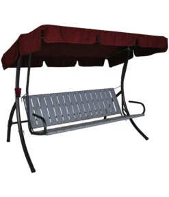 Angerer Hollywoodschaukel Trend Joy Bordeaux, 3-Sitzer -Gartenmöbel 1690254 WE FS 003 TrendJoyHollywoodschaukel