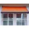 Angerer Klemmmarkise, Design 200 Orange-braun, Unterschiedliche Breiten -Gartenmöbel 1716778 WE MO 001 Klemmmarkise200