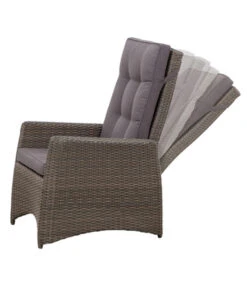 Siena Garden Positionssessel Teramo, Bronze -Gartenmöbel 1786888 WE DE 009 TeramoMovebronze