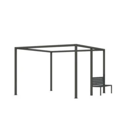 Siena Garden Schattenmanufaktur® Pergola-Zubehör Bank -Gartenmöbel 2048890 WE FS 003 ManufakturBank150cm