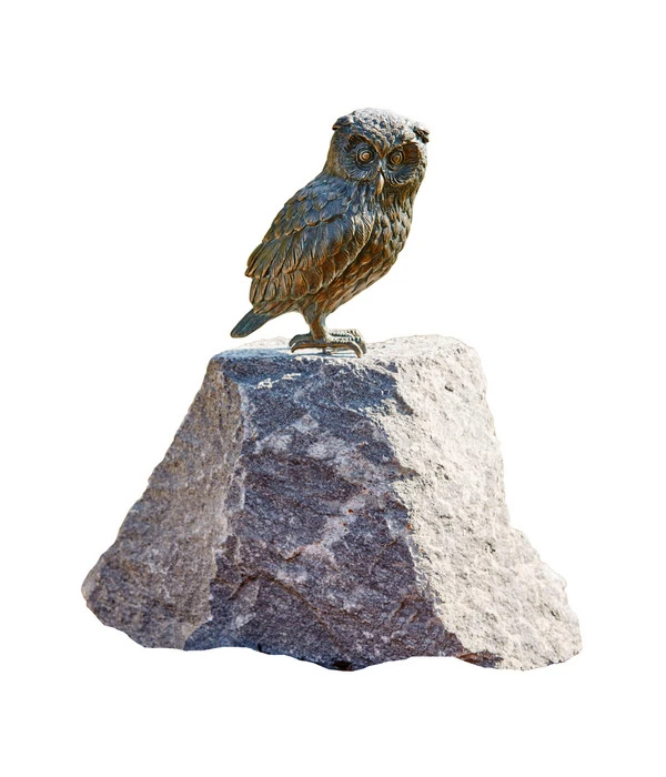 Rottenecker Bronze-Uhu, 17 X 13 X 29 Cm 4 Rottenecker Bronze-Uhu, 17 X 13 X 29 Cm – Bild 2