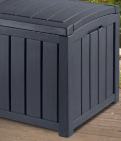 Keter Aufbewahrungsbox Glenwood, 390 Liter, Ca. B128/H61/T65 Cm -Gartenmöbel 2190270 WE DE 003 KeterAufbewahrungsbox