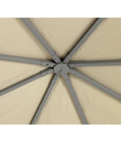 Tepro Gartenpavillon Marabo, Ca. B305/H275/T305 Cm -Gartenmöbel 2190643 WE DE 002 PavillonMaraboTaupe