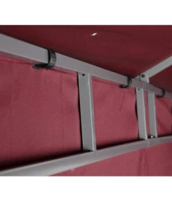 Tepro Seitenteilset Für Gartenpavillon Lehua Und Waya -Gartenmöbel 2191054 WE DE 002 SeitenteilsetLehuaWayaburgund