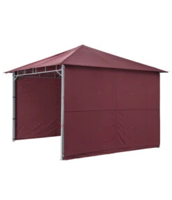 Tepro Seitenteilset Für Gartenpavillon Lehua Und Waya -Gartenmöbel 2191054 WE FS 006 SeitenteilsetLehuaWayaburgund 1