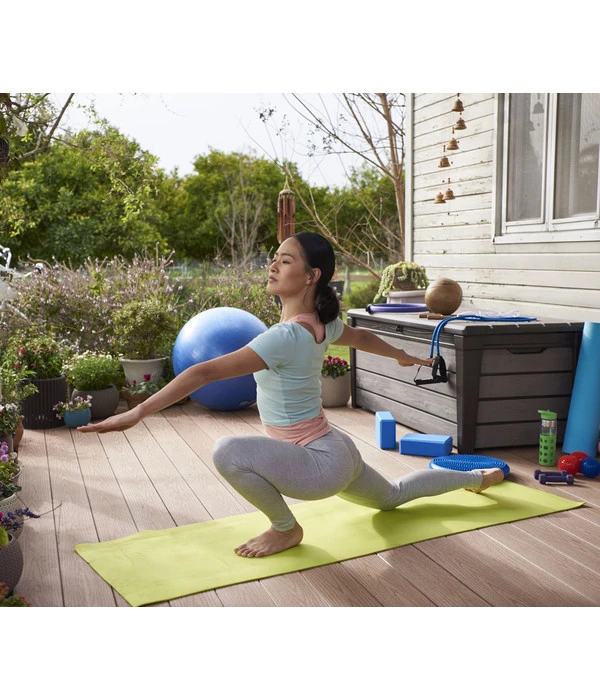 Keter Aufbewahrungsbox Brushwood, 455 Liter, Ca. B145/H60,3/T69,7 Cm 4 Keter Aufbewahrungsbox Brushwood, 455 Liter, Ca. B145/H60,3/T69,7 Cm – Bild 2