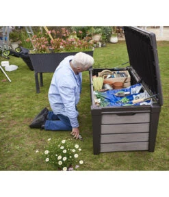 Keter Aufbewahrungsbox Brushwood, 455 Liter, Ca. B145/H60,3/T69,7 Cm 16 Keter Aufbewahrungsbox Brushwood, 455 Liter, Ca. B145/H60,3/T69,7 Cm -Gartenmöbel 2191161 WE MO 003 KeterAufbewahrungsbox