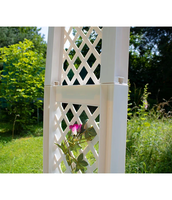 KHW Kunststoff-Rosenbogen Mit Erdspießen, Ca. B100/H207/T43 Cm 7 KHW Kunststoff-Rosenbogen Mit Erdspießen, Ca. B100/H207/T43 Cm – Bild 5