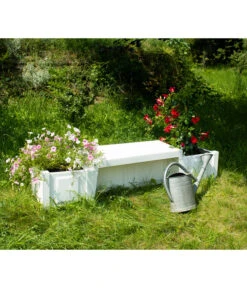 KHW Kunststoff-Gartenbank Berlin -Gartenmöbel 2547339 WE MO 002 BankBerlinweiss