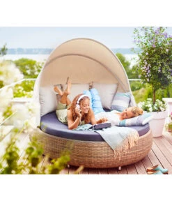 Dehner Sunlounger Florida, Ca. B160/H70/T220 Cm -Gartenmöbel 2766806 WE MO 001 DehnerSunloungerFloridaNeu