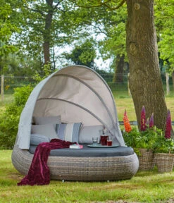 Dehner Sunlounger Florida, Ca. B160/H70/T220 Cm -Gartenmöbel 2766806 WE MO 002 DehnerSunloungerFloridaNeu