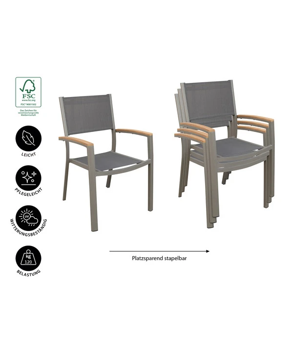 Dehner Stapelstuhl Colmar 6 Dehner Stapelstuhl Colmar – Bild 4