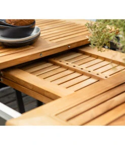 Dehner Teak-Ausziehtisch Colmar, Ca. B152-210/H76/T89 Cm -Gartenmöbel 2785608 WE DE 002 DehnerTischColmar