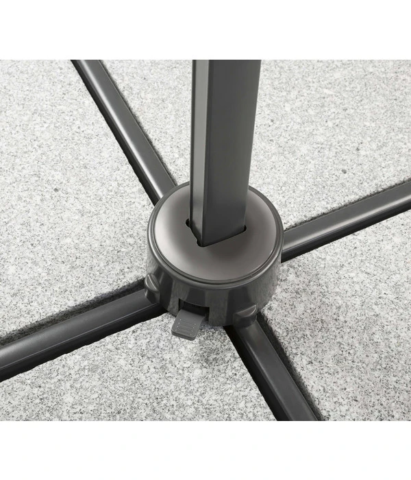 Schneider Classics Ampelschirm Rhodos Junior, Quadratisch, Ca. B270/T270 Cm 8 Schneider Classics Ampelschirm Rhodos Junior, Quadratisch, Ca. B270/T270 Cm – Bild 6