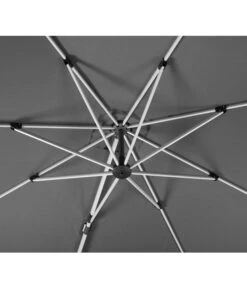 Schneider Premium Ampelschirm Monaco, Granitgrau, Quadratisch, Ca. B300/T300 Cm -Gartenmöbel 2887982 WE DE 004 SchirmMOnaco300x300