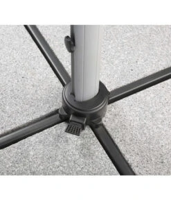 Schneider Premium Ampelschirm Monaco, Granitgrau, Quadratisch, Ca. B300/T300 Cm -Gartenmöbel 2887982 WE DE 007 SchirmMOnaco300x300