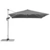 Schneider Premium Ampelschirm Monaco, Granitgrau, Quadratisch, Ca. B300/T300 Cm -Gartenmöbel 2887982 WE FS 001 SchirmMOnaco300x300