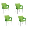 Best Alu-Stapelsessel Vegas, 4 Stück 1 Best Alu-Stapelsessel Vegas, 4 Stück -Gartenmöbel 3046554 WE FS 001 VegasStapelsesselGruen