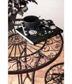 Metalltisch Antik, Ca. Ø61/H72 Cm -Gartenmöbel 3214889 WE DE 001 TischAntik