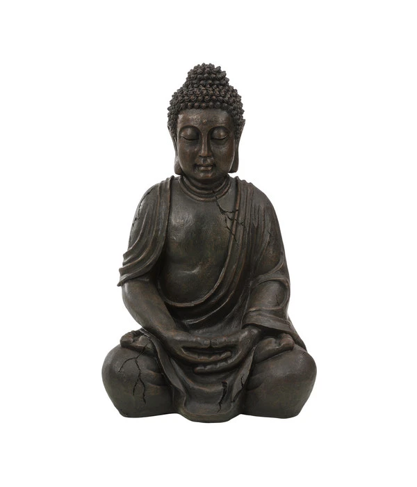 Dehner Polyresin-Buddha, Ca. B33,5/H51/T27,5 Cm 3 Dehner Polyresin-Buddha, Ca. B33,5/H51/T27,5 Cm