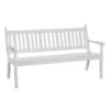 Blome Bank Hohenzollern, 3-Sitzer -Gartenmöbel 3300225 WE FS 001 KunstoffdreisitzerbankHohenzollernweiss