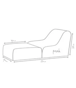 Outbag Outdoor-Sitzsack Peak Plus 7 Outbag Outdoor-Sitzsack Peak Plus -Gartenmöbel 3470630 WE DE 002 PeakPlusRed