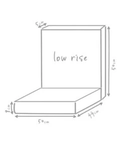 Outbag Niederlehnerpolster Low Rise Plus, Ca. B50/H8/T94 Cm 7 Outbag Niederlehnerpolster Low Rise Plus, Ca. B50/H8/T94 Cm -Gartenmöbel 3510955 WE DE 002 LowRisePlusAnthrazit
