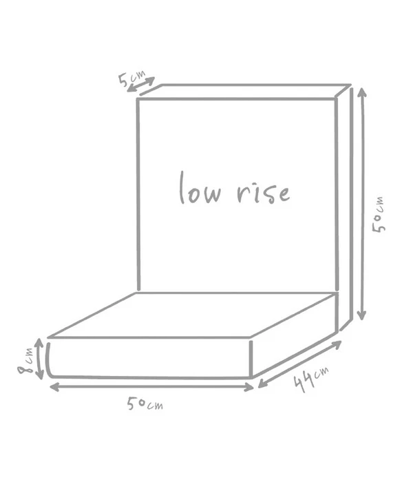 Outbag Niederlehnerpolster Low Rise Plus, Ca. B50/H8/T94 Cm 5 Outbag Niederlehnerpolster Low Rise Plus, Ca. B50/H8/T94 Cm – Bild 3