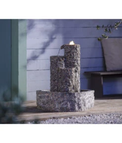 Dehner Granit-Gartenbrunnen Heidelberg, Ca. B50/H55/T50 Cm -Gartenmöbel 3555497 WE MO 001 DehnerGranitGartenbrunnenHeidelbergNEU