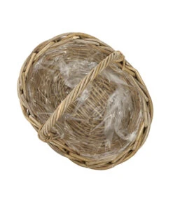 Van Der Leeden Rattan-Korb Mit Henkel, Oval, Braun -Gartenmöbel 3679743 WE DE 001 Rattanhenkelkorb36x28x14cm