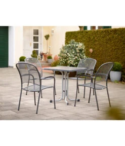 Sieger Boulevard-Klapptisch Mecalit®-PRO, Ca. B70/H72/T70 Cm -Gartenmöbel 3885589 WE MO 001 Gruppecarlo