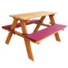 Habau Kinder Picknickbank, 89 X 79 X 50 Cm -Gartenmöbel 4031092 WE FS 001 Kinderpicknickbank