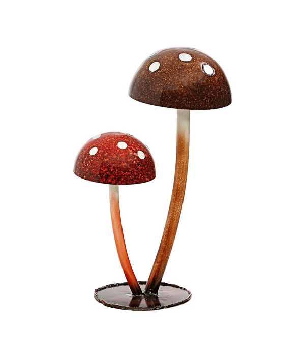 Dehner Metall-Deko Pilze, 21 X 13 X 30 Cm 3 Dehner Metall-Deko Pilze, 21 X 13 X 30 Cm