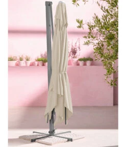 Dehner Ampelschirm Zypern, Quadratisch, Ca. B300/T300 Cm 14 Dehner Ampelschirm Zypern, Quadratisch, Ca. B300/T300 Cm -Gartenmöbel 4055109 WE MO 002 AmpelschirmZypernCremeNeu