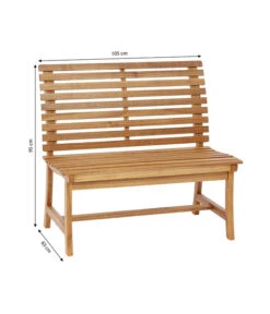 Dehner Akazienbank Paisley, 2-Sitzer -Gartenmöbel 4069167 WE BG 001 AkazienbankPaisley