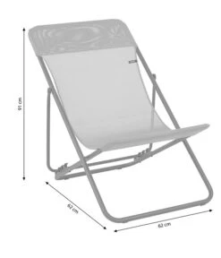 Lafuma Liegestuhl Maxi Transat, Batyline® 16 Lafuma Liegestuhl Maxi Transat, Batyline® -Gartenmöbel 4070017 WE BG 001 LafumaMaxiTransatLac