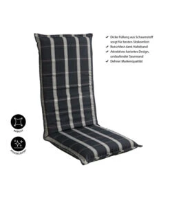 Dehner Hochlehnerpolster Lancy, Ca. B50/H8/T120 Cm 7 Dehner Hochlehnerpolster Lancy, Ca. B50/H8/T120 Cm -Gartenmöbel 4093811 WE IG 001 HLPolsterLancyNEU