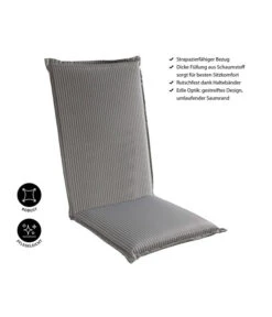 Dehner Hochlehnerpolster Astana, Ca. B50/H6/T120 Cm -Gartenmöbel 4093852 WE IG 001 PolsterAstanaHL