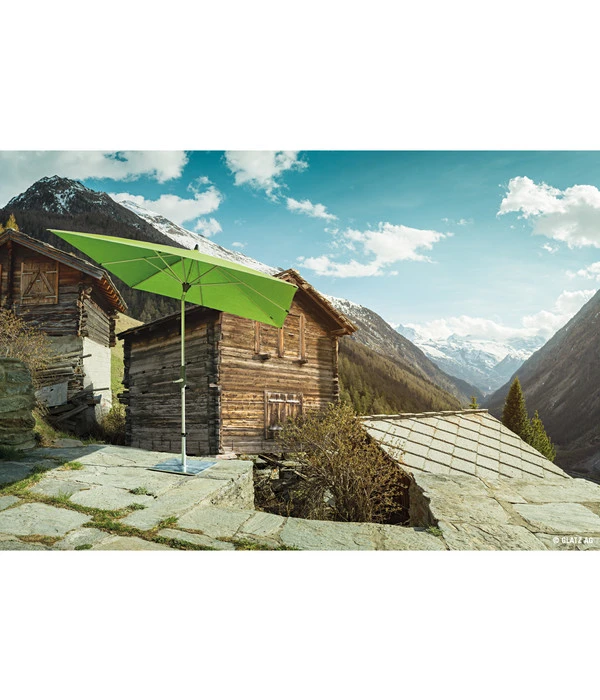 Sun Comfort Sonnenschirm Alu-Smart, Rechteckig, Ca. B150/T210 Cm 4 Sun Comfort Sonnenschirm Alu-Smart, Rechteckig, Ca. B150/T210 Cm – Bild 2