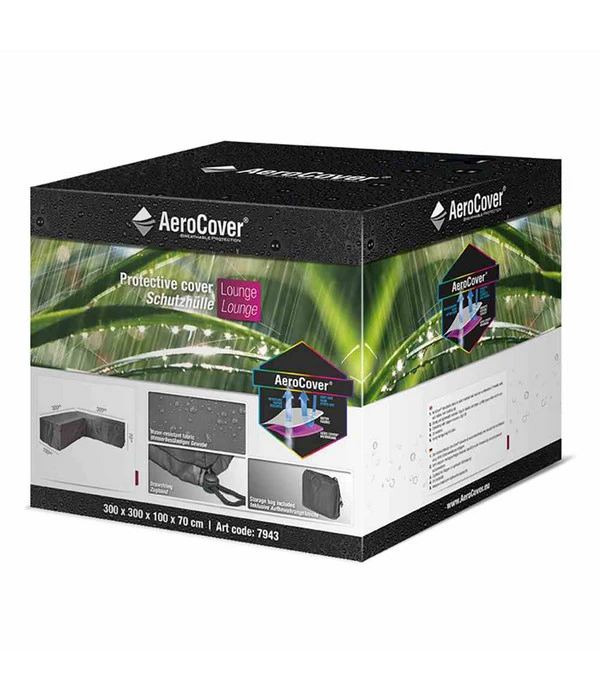AeroCover Loungesethülle L-Form, 300x300x100xH 70 Cm 5 AeroCover Loungesethülle L-Form, 300x300x100xH 70 Cm – Bild 3