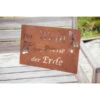 Ferrum Metall-Gedichttafel Poesie, 60 X 40 Cm, Rost -Gartenmöbel 4153532 WE MO 001 FerrumMetallGedichttafelPoesierostRostdekoMetalldekoGartenschild