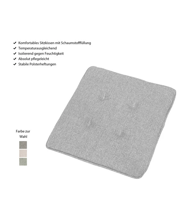 Dehner Balkonkissen Noah, Ca. B39/H3/T39 Cm 5 Dehner Balkonkissen Noah, Ca. B39/H3/T39 Cm – Bild 3