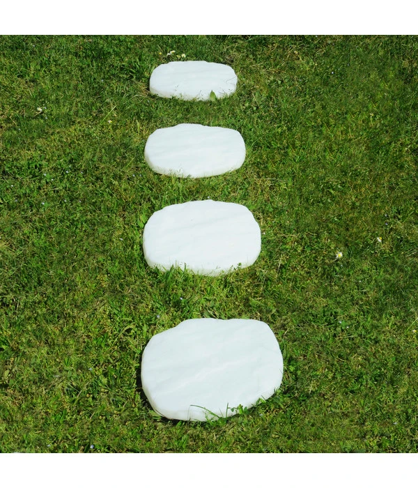 Farmet Kunststoff-Trittsteine Fluoreszierend, Ca. B36/H3/T30 Cm, 4er-Set 5 Farmet Kunststoff-Trittsteine Fluoreszierend, Ca. B36/H3/T30 Cm, 4er-Set – Bild 3