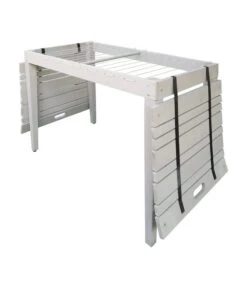 Habau Balkontisch Mit Wäscheleine, Ca. B106/H75/T60 Cm -Gartenmöbel 4192795 WE FS 003 HabauBalkontischWaeschespinne