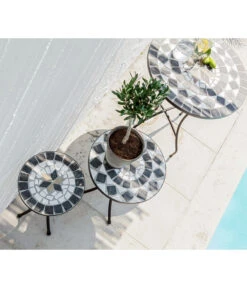 Dehner Mosaiktisch Diana -Gartenmöbel 4209789 WE MO 002 DehnerBeistelltischDianaNeu