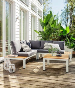 Dehner Aluminium-Lounge Malibu, 2-teilig 12 Dehner Aluminium-Lounge Malibu, 2-teilig -Gartenmöbel 4209870 WE MO 001 LoungeMalibuNEU